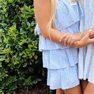 Light blue revolve dress